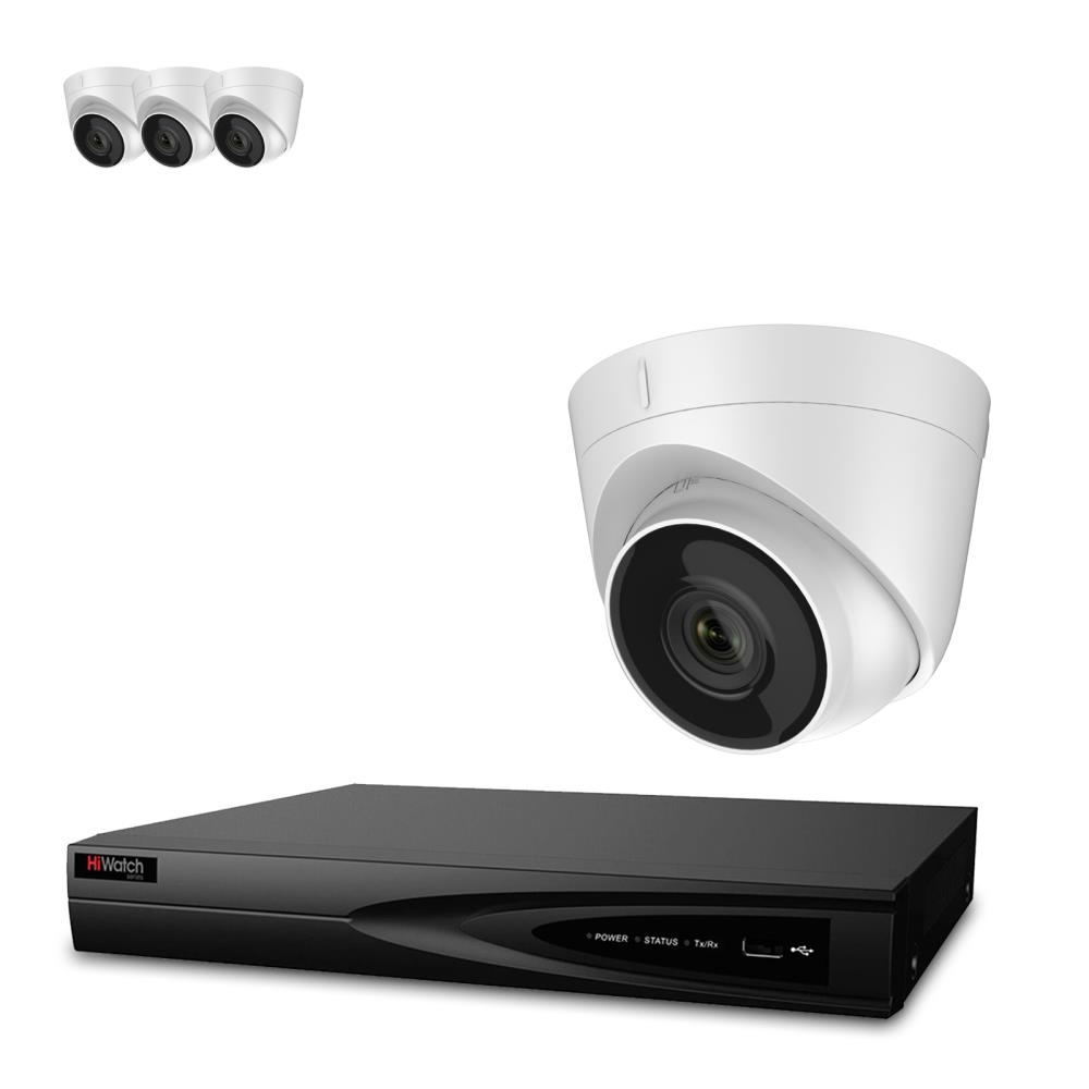 Hilook By Hikvision 4ch Dvr And 4x 2mp 1080p 2 8mm Lens Turret Camera 40m