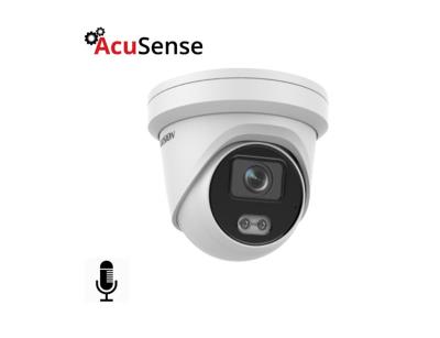 DS-2CD2347G2-L(2.8mm) - Cámara IP Hikvision Onvif Poe Outdoor 4MP Turret  ColorVu AcuSense LED Blanco 